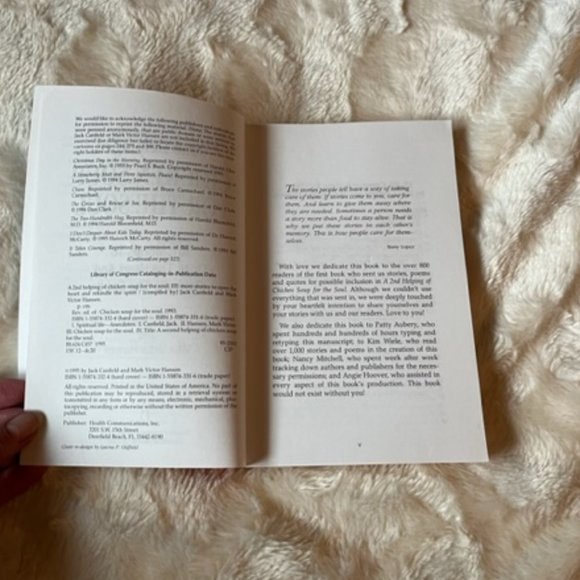 2/$30 A 2nd Helping of Chicken Soup for the Soul Jack Canfield Mark Hansen - Picture 5 of 6